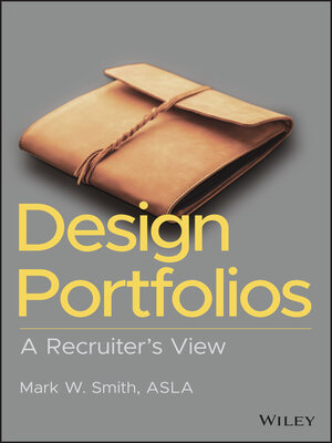 cover image of Design Portfolios